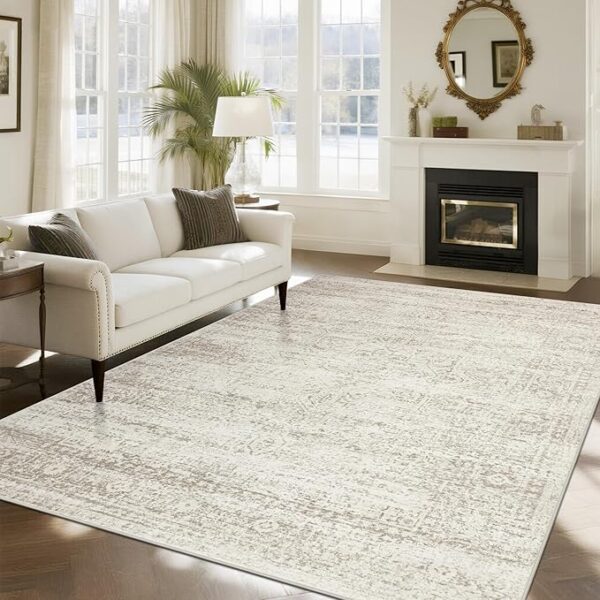 Washable Rugs 8x10 Area Rugs for Living Room