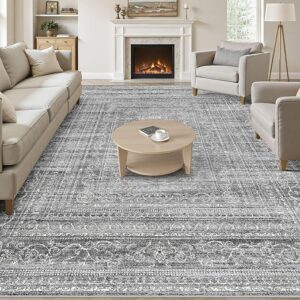 5x7 Area Rugs Living Room: Washable Large